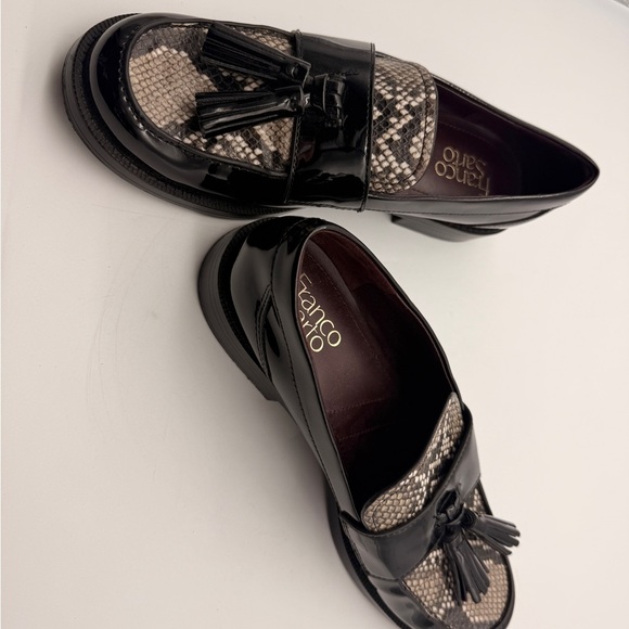 Franco Sarto Lucia Loafer (Women) 8M, BLACK PATENT MULTI Snake Print Lk New main image 8